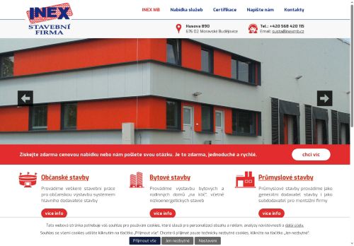 Zobrazit webové stránky Inex MB