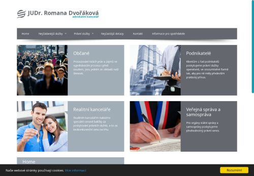 Zobrazit webové stránky JUDr. Romana Dvořáková