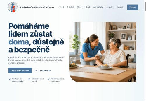 Zobrazit webové stránky Speciální pečovatelská služba