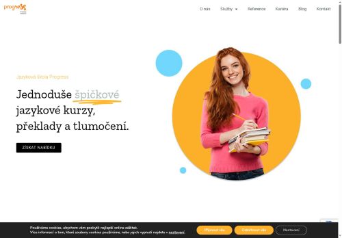 Zobrazit webové stránky PROGRESS Language Institute