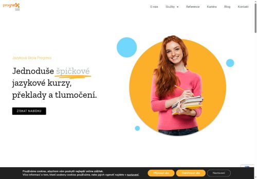Zobrazit webové stránky PROGRESS Language Institute