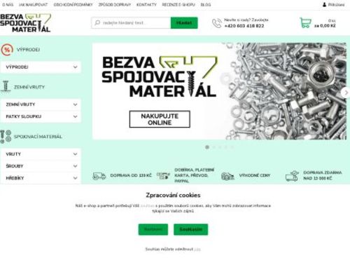 Bezva spojovací materiál