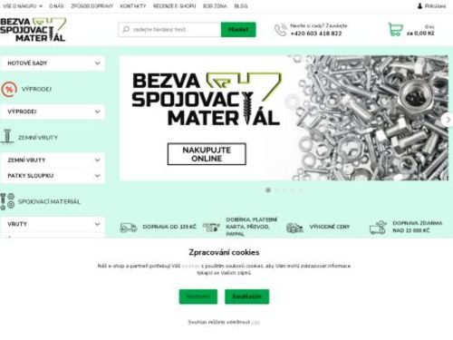 Bezva spojovací materiál