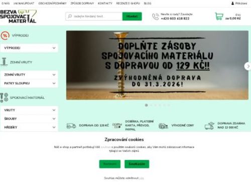 Bezva spojovací materiál