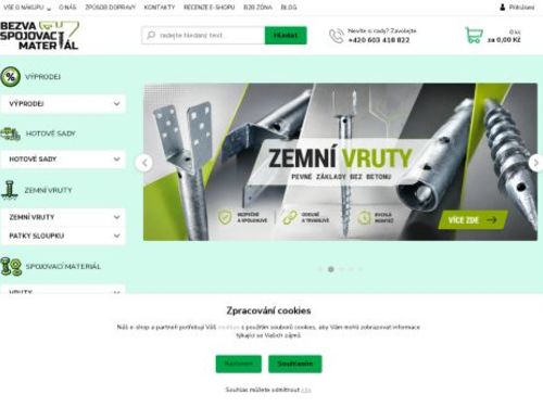 Bezva spojovací materiál