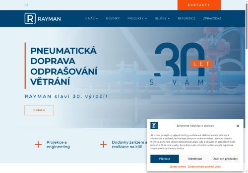 Zobrazit webové stránky RAYMAN, spol. s r.o.