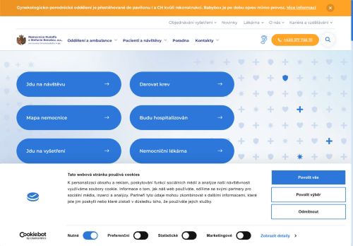 Zobrazit webové stránky Neurologická ambulance Nemocnice Benešov