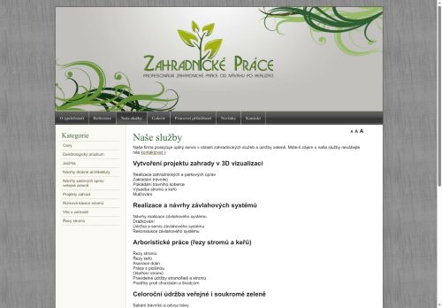 Zobrazit webové stránky Daniel Herain - Zahradnické práce