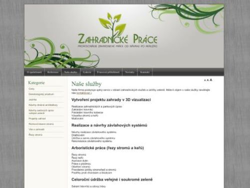 Daniel Herain - Zahradnické práce