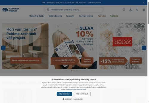 KERAMIKA SOUKUP a.s. nabízí práci na pozici skladník/řidič VZV/operátor skladu v obci Plzeň