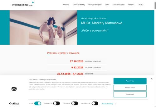 Zobrazit webové stránky Gynekologie M&M - MUDr. Markéta Matoušová, MUDr. Ondřej Hirsch