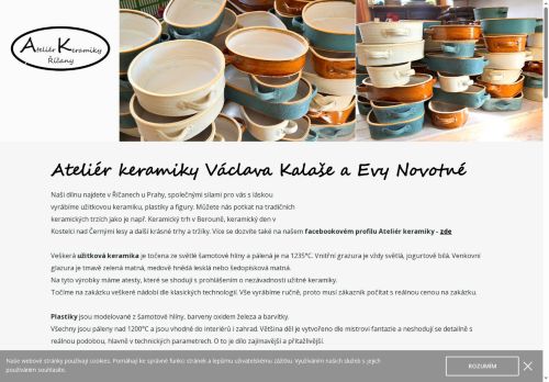 Zobrazit webové stránky Ateliér keramiky Říčany