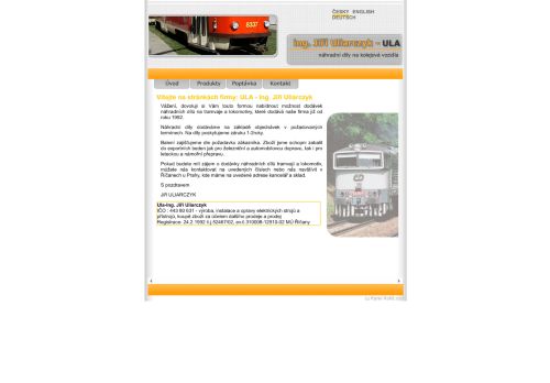 Zobrazit webové stránky Ing. Jiří Uliarczyk - ULA