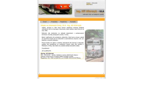 Zobrazit webové stránky Ing. Jiří Uliarczyk - ULA
