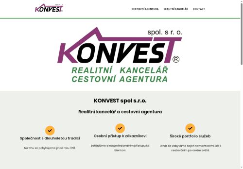 Zobrazit webové stránky KONVEST, spol. s r.o.