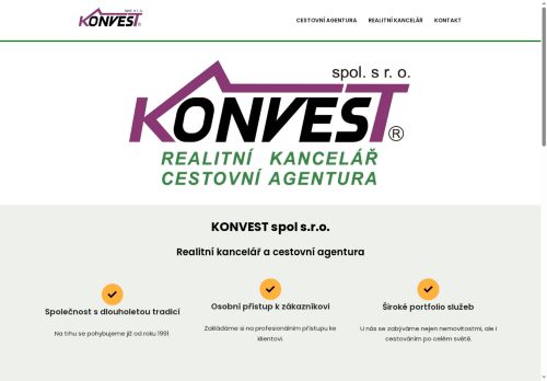 Zobrazit webové stránky KONVEST, spol. s r.o.