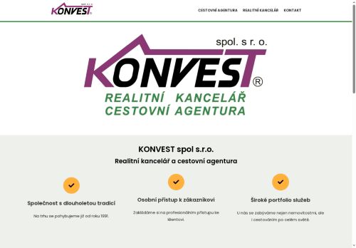 Zobrazit webové stránky KONVEST, spol. s r.o.