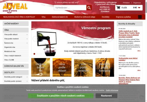 Zobrazit webové stránky Adveal Wines & Spirits
