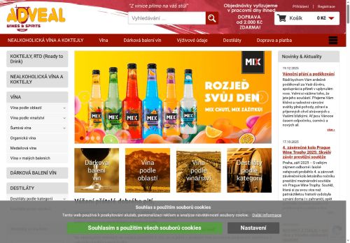 Zobrazit webové stránky Adveal Wines & Spirits