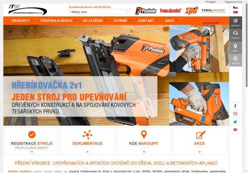 Zobrazit webové stránky ITW Construction Products CZ/SK - Bravoll