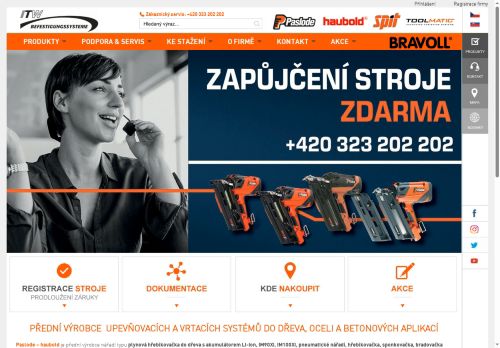 Zobrazit webové stránky ITW Construction Products CZ/SK - Bravoll