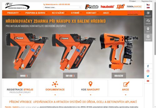 Zobrazit webové stránky ITW Construction Products CZ/SK - Bravoll