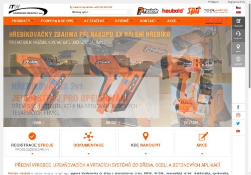 Zobrazit webové stránky ITW Construction Products CZ/SK - Bravoll