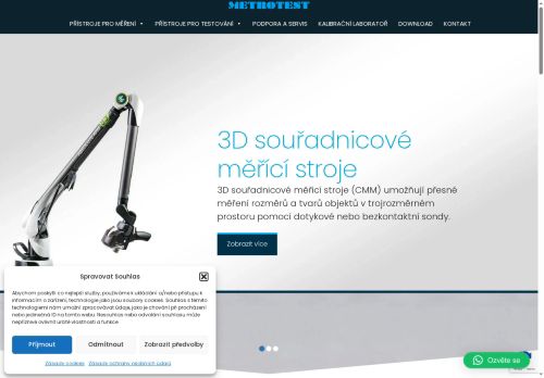 Zobrazit webové stránky METROTEST, s.r.o.