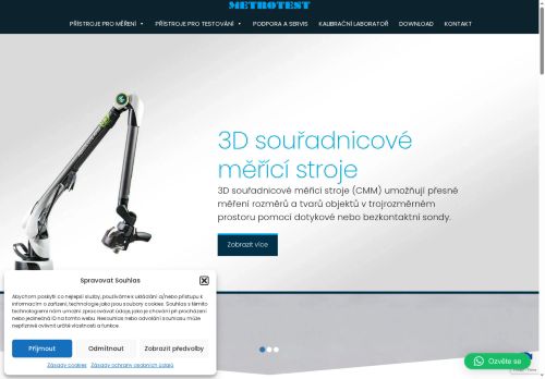 Zobrazit webové stránky METROTEST, s.r.o.