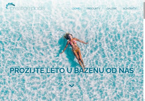 Zobrazit webové stránky Prestige Pools – zahradní bazény