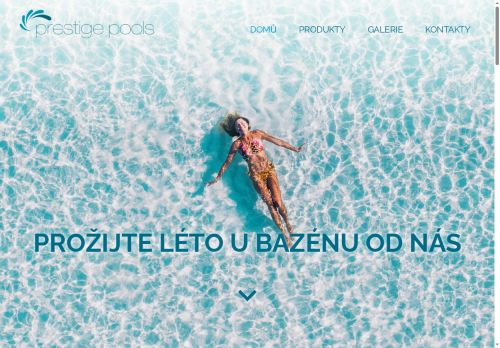 Zobrazit webové stránky Prestige Pools – zahradní bazény