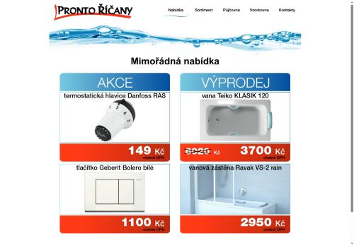 Zobrazit webové stránky Pronto Říčany, spol. s r.o.
