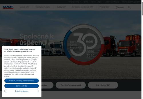 Zobrazit webové stránky DAF Trucks CZ, s.r.o.