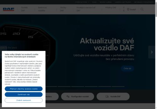 Zobrazit webové stránky DAF Trucks CZ, s.r.o.