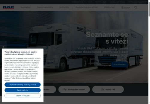 Zobrazit webové stránky DAF Trucks CZ, s.r.o.