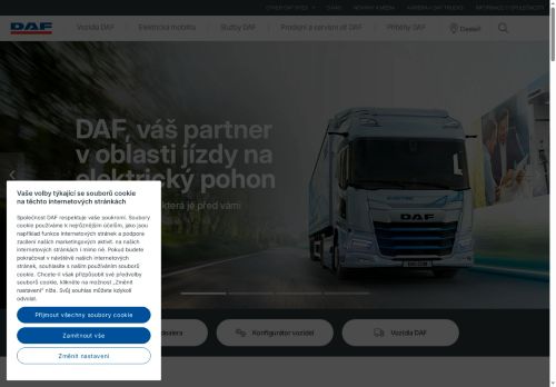 Zobrazit webové stránky DAF Trucks CZ, s.r.o.