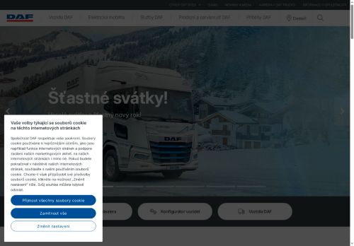 Zobrazit webové stránky DAF Trucks CZ, s.r.o.