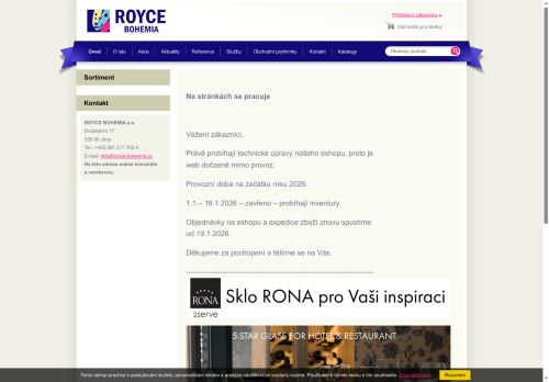 Zobrazit webové stránky Royce Bohemia, a.s.
