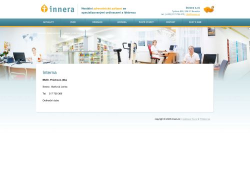 Zobrazit webové stránky Interní ordinace - MUDr. Jitka Průchová