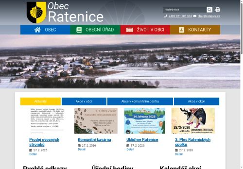Zobrazit webové stránky Obecní úřad Ratenice