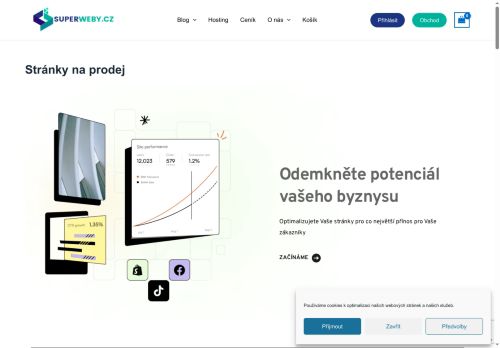 Zobrazit webové stránky SuperWeby.cz