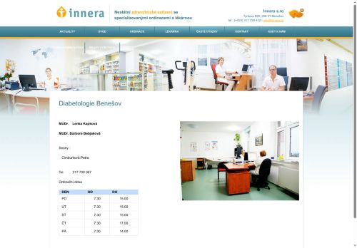 Zobrazit webové stránky Diabetologická ambulance - MUDr. Věra Novotná