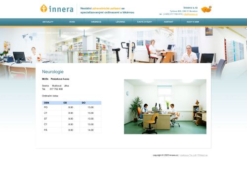 Zobrazit webové stránky Neurologie - MUDr. Ivana Pekárková
