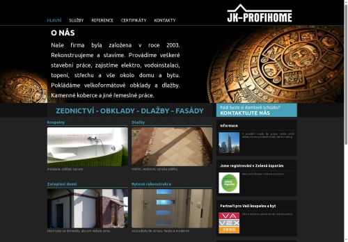 Zobrazit webové stránky JK Profihome