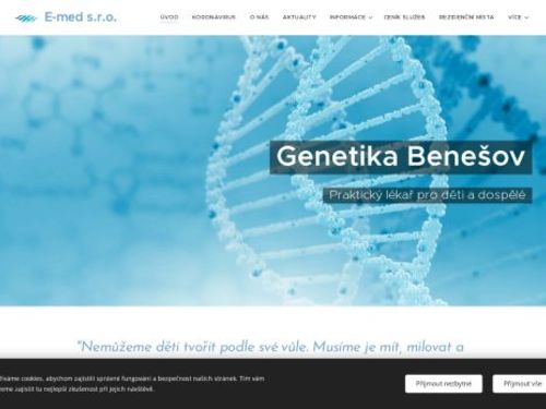 Genetická ambulance E-med s.r.o. - MUDr. Elsa Zemánková, MUDr. Marcela Klápová