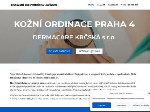 Kožní ordinace Dermacare Krčská - MUDr. Marta Hajasová
