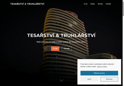 Zobrazit webové stránky Tesařství a truhlářství David Rous