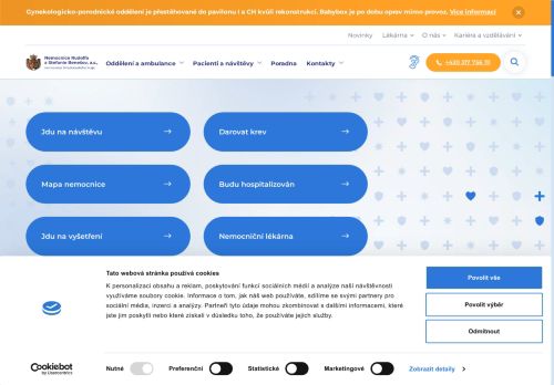 Zobrazit webové stránky Hematologická ambulance Nemocnice Benešov