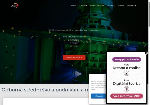 Zobrazit webové stránky Odborná střední škola podnikání a mediální tvorby Kolín s.r.o.