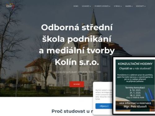 Odborná střední škola podnikání a mediální tvorby Kolín s.r.o.